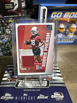 2024 Donruss Football Marvin Harrison Jr #RPJ-MHJ Rookie Phenom Jersey Patch RC