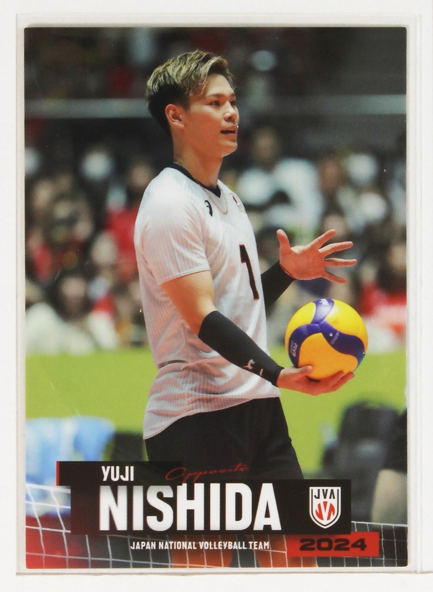 YUJI NISHIDA No.01 - 2024 Men's Volleyball National Team Trading