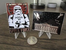 USAF USSF Space Force Recruitment  White House POTUS Trump Challenge Coin