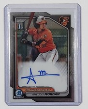 2024 Bowman Chrome ANEUDIS MORDAN 1st Bowman AUTO #CPA-AMO Baltimore Orioles