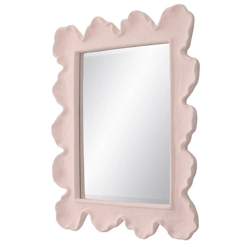 Uttermost Sea Coastal Resin and MDF Mirror in Pink and Clear - Picture 3 of 6