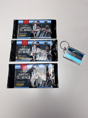 Argentina 2024 X World Cup Champions/Campeones Trading Cards (5 Cards In Each) 