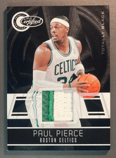 PAUL PIERCE 2010 PANINI CERTIFIED TOTALLY Black PATCH 1/1