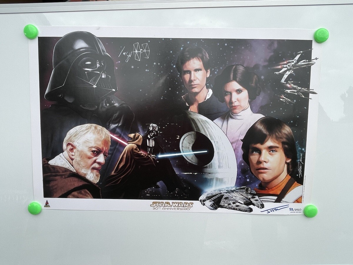 STAR WARS CELEBRATION IV ポスター 2007年 2007 Star Wars Celebration IV Poster Justin Miller Art 30th