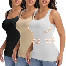 Women Slimming Tank Top Compression Camisole Shapewear Tummy Control Body Shaper