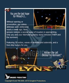 Remnant for the Atari Lynx BRAND NEW from Songbird, like Star Raiders Starmaster