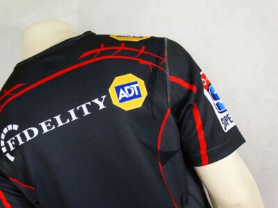 Maillot De Rugby Sharks Durban 2018 Super Héros – Taille M – état Très Propre