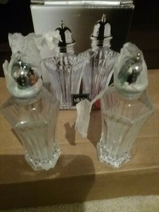 mikasa diamond fire salt and pepper shakers