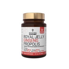 Bee  You Royal Jelly Ginseng 60ct Propolis Immune Support Superfood Supplement