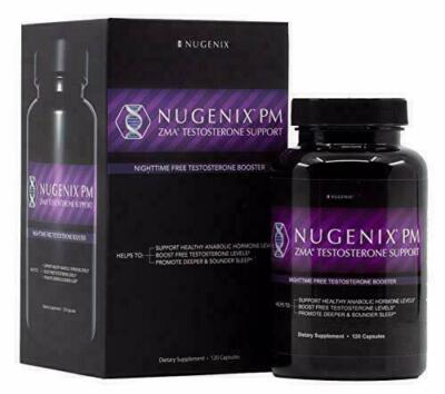 Nugenix - PM ZMA Testosterone Booster - Pack of 120 Capsules
