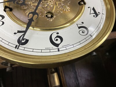 FRANZ HERMLE WALL CLOCK 351-05C MADE IN GERMANY MOVEMENT IN CASE