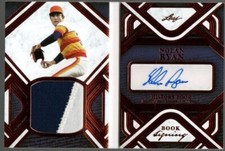 2023 Leaf- History Book- Nolan Ryan- Auto Autograph Jersey Patch- Astros- 22/25
