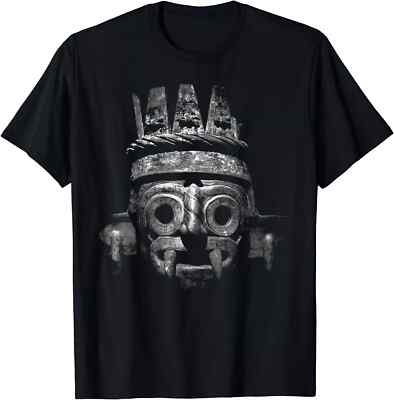 HOT SALE! Tlaloc Face Aztec God T-Shirt S-5XL
