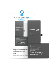 Replacement Replacement Battery Compatible For iPhone X AmpSentrix Basic