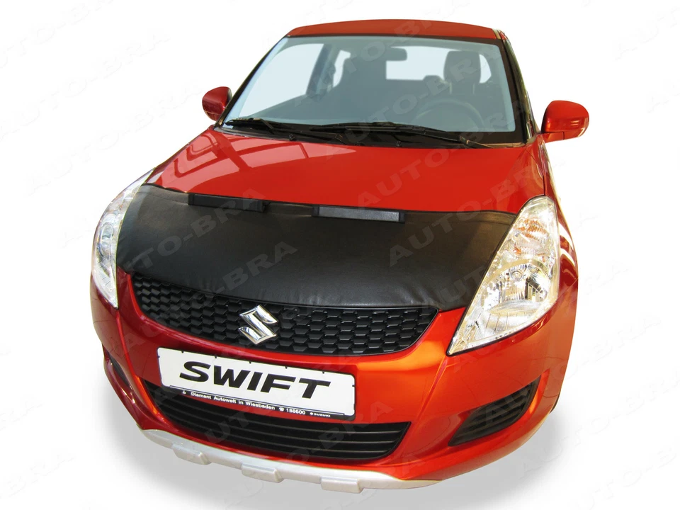 SUJETADOR DEL CAPÓ DEL COCHE ajuste Suzuki Swift 2010-2017 MÁSCARA DE AJUSTE DE LA PARTE DELANTERA DE LA NARIZ Foto 2 de 4