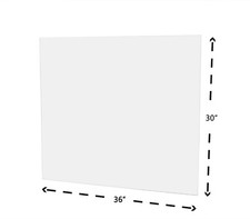 Acrylic Plexiglass Sheet Clear Flat Plastic 0.08 DIY Projects 30" x 36"