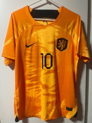 Netherlands 2022 World Cup Home Jersey, Memphis #10 | eBay