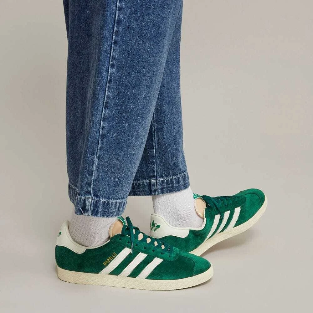 adidas Originals GAZELLE GY7338 Green Off Cream White