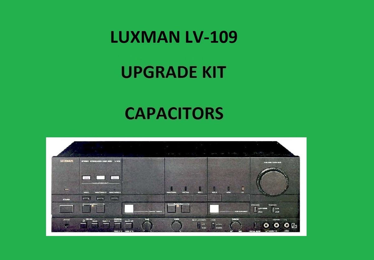 Stereo Amplifier LUXMAN LV-109 Repair KIT - all capacitors | eBay