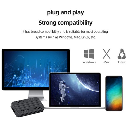 M.2 NVMe Mobile Hard Disk Box Type-C USB3.1 SSD Case Gen2 10Gbps for SSD 2230 UK - Afbeelding 6 van 12