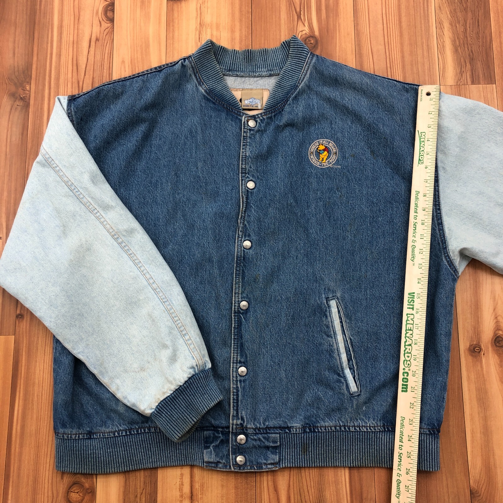 RARE ID Wear Blue Denim White River Canada Winnie The… Gem