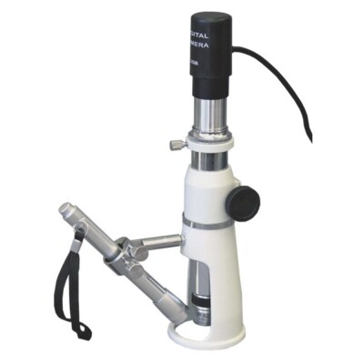 AmScope H100-E1 100X Portable Shop Measuring Microscope + 1.0MP USB Camera