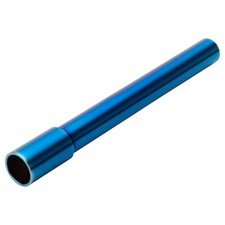 Warp 9 Titanium Front Axle 22mm Burnt Blue Fi...