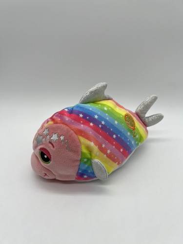Cutetitos Partyitos Rainbow Fishito Splashito Plush Stuffed Animal 8" - Bild 1 von 8
