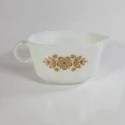 Vintage Pyrex No. 77-B Butterfly Gold Gravy Boat Milk Glass Boat Only No Dish