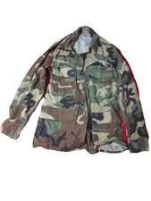 Vintage U.S. Army Woodland Camo BDU Combat Shirt / Jacket