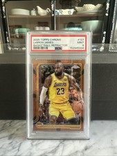 2025 Topps Chrome Lebron James Basketball Refracfor #127 PSA 9 MINT