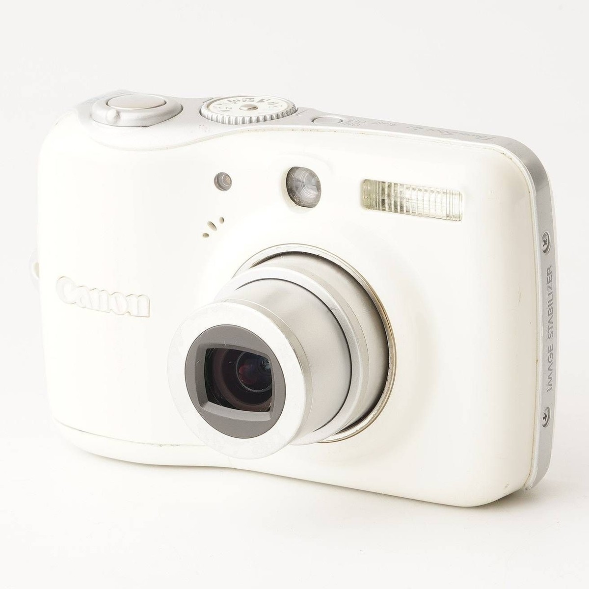Canon PowerShot E1 White Compact Digital Camera Tested Working