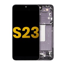Original Samsung Galaxy S23 5G OLED Touchscreen Digitizer with Black Frame