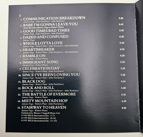 LED ZEPPELIN Remasters Japan 2CD AMCY 168~9 w/OBI 2booklets 26tracks 1990 - Picture 9 of 17
