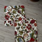 Pottery Barn Serafina Floral Standard Pillow Sham Set 2 Heavy Twill Linen 25x25