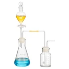 Lab Glass Oxygen Hydrogen Gas Generator CO2 Production 150-500ml Kit