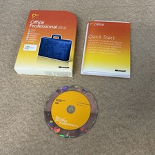 Microsoft Office Professional 2010 DVD Complete Retail Box Product Key Inc