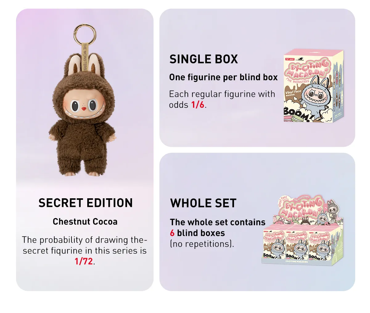 AUTHENTIC POPMART Labubu V1 “Exciting Macaron” – The Monsters