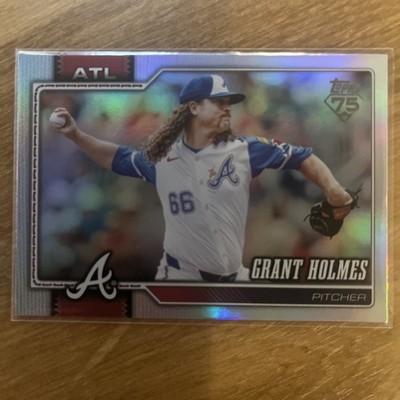 2026 Topps Series 1 - Grant Holmes #182 Rainbow Foil - Braves