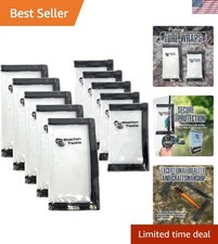 Durable Fishing Hook Covers - 5 Small & 5 Large Wraps for Safe Storage