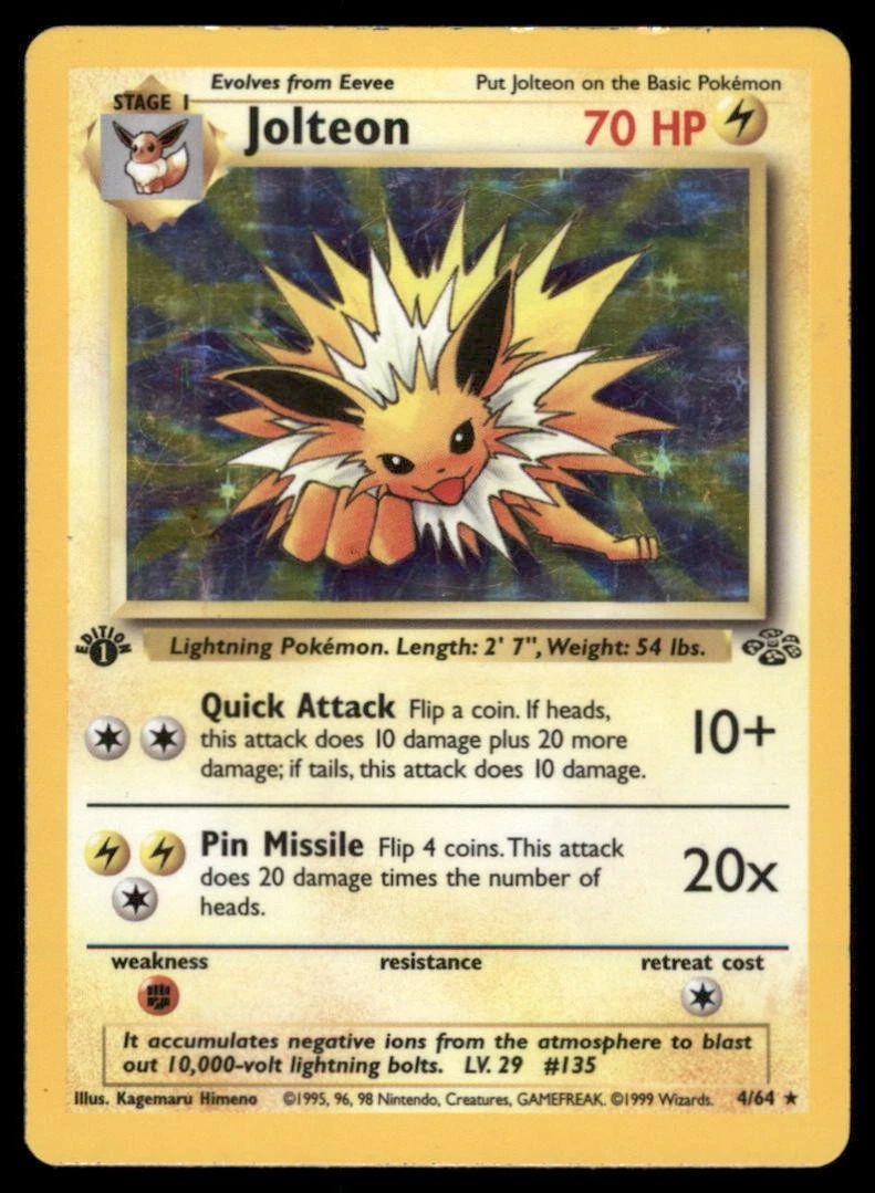 Jolteon 04/64 Jungle for sale | eBay