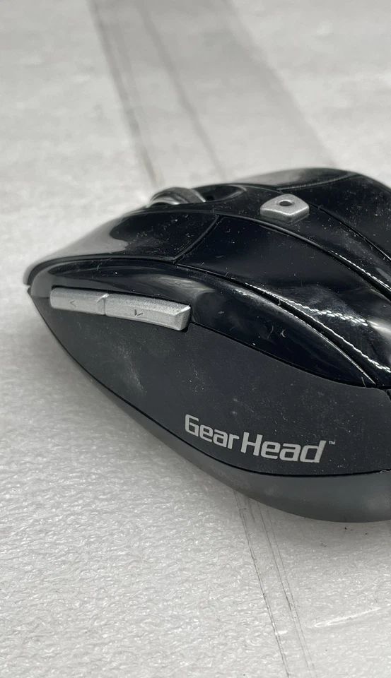 Gear Head LMT3600BLK Wireless Optical Mouse Black Tilt Wheel with USB Receiver - Image 2 of 4