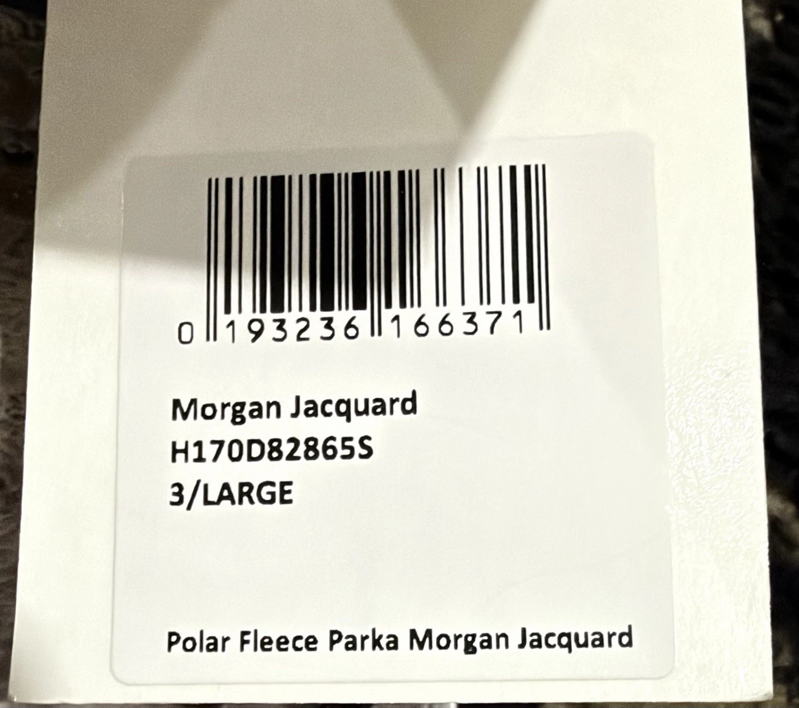 John Elliott Morgan Jacquard Polar Fleece Parka Large 3 FW21 NWT $898 Retail image 4