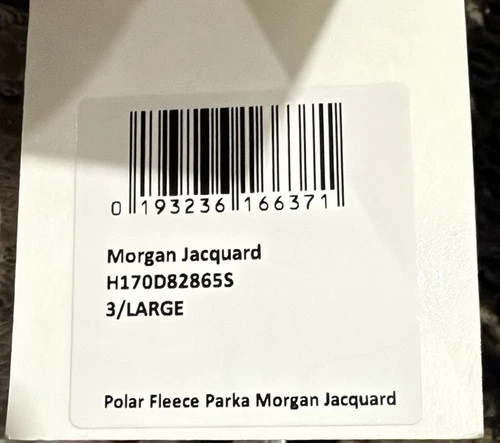 John Elliott Morgan Jacquard Polar Fleece Parka Large 3 FW21 NWT $898 Retail image 4