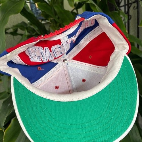 Vintage 1994 England World Cup Hat Snapback Pinwheel Blockhead American Needle - Picture 7 of 9