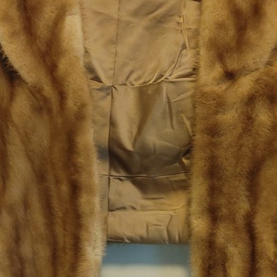 Franklin Simon New York Women's Vintage Brown Fur Coat Regular Size