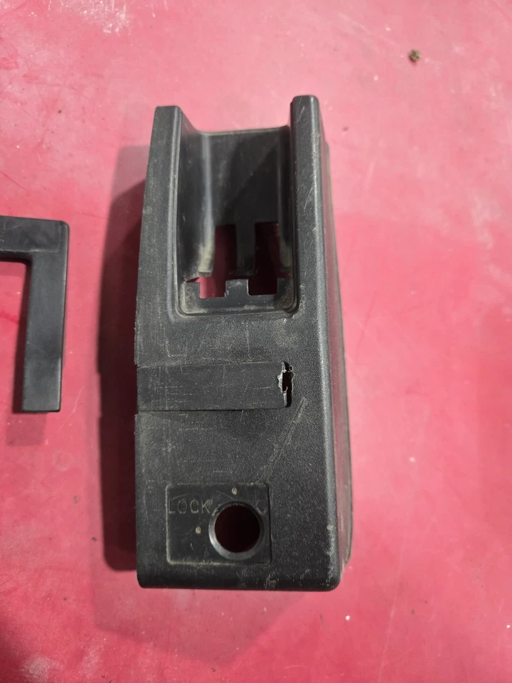 Juego de 3 molduras de palanca de liberación de gasolina para maletero Honda Civic Del Sol 93-97 negras Foto 2 de 4