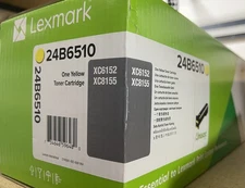 Genuine Lexmark 24B6510 Yellow Toner Cartridge - NEW SEALED