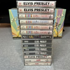 Elvis Presley Sealed Cassette Tape Lot RCA Double Features Legendary Performer