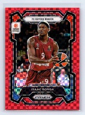 Isaac Bonga 2023-24 Panini Prizm EuroLeague #81 Red Power Prizm #/75